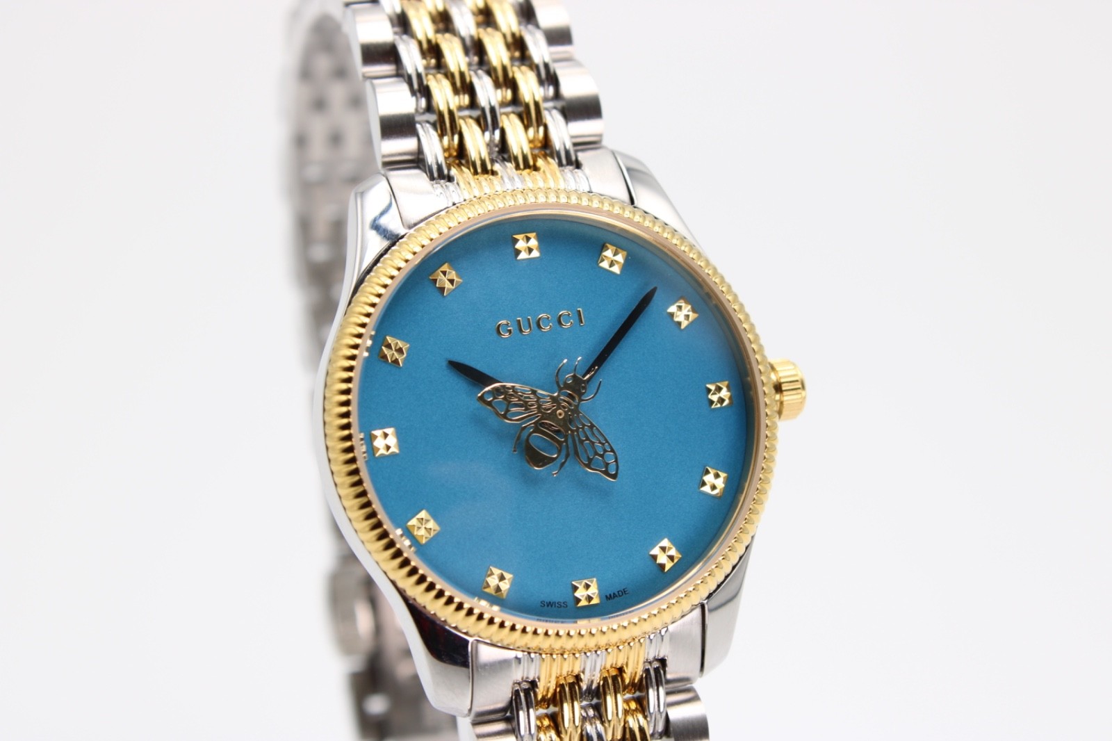 GUCCI G-Timeless YA1265029 Blue Dial Quartz Women’s Watch 29mm