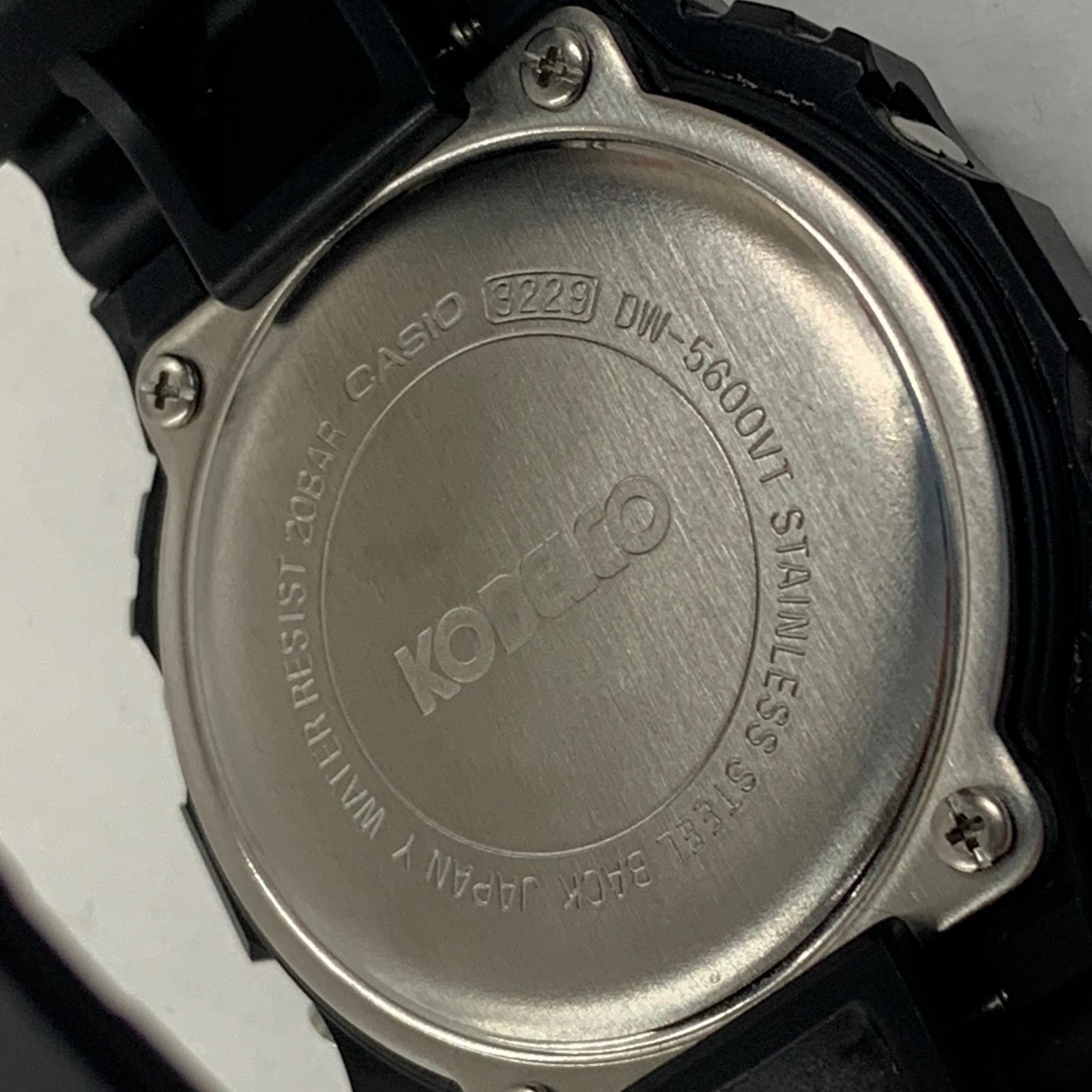 CASIO G-shock KOBELCO DW-5600VT Black Quartz Resin Shock Men’s Watch