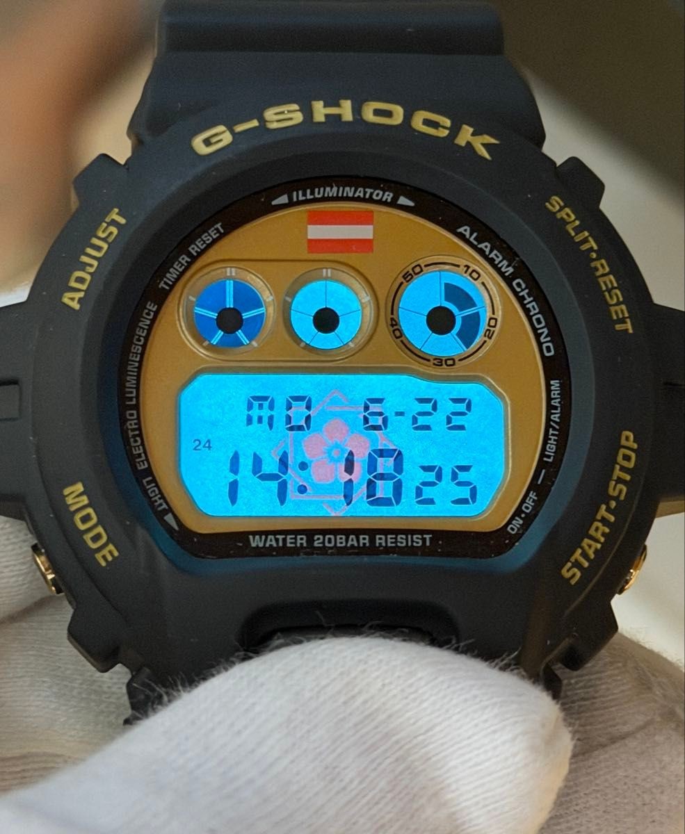 Collaboration G-Shock Shinsengumi Watch DW 6900 Limited Vintage 25th Anniversary
