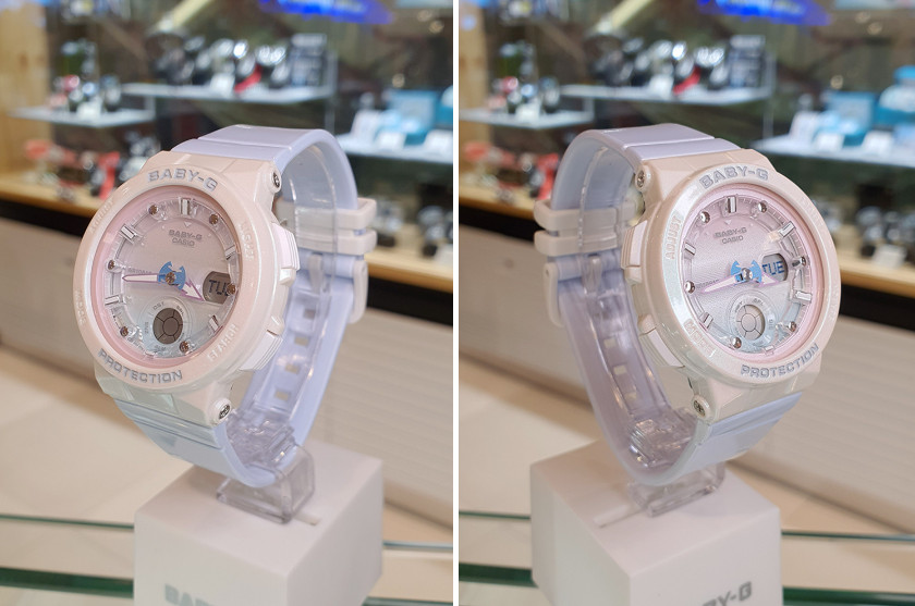 Casio Baby-G BGA-250-7A3DR White Blue Analog Digital Watch New