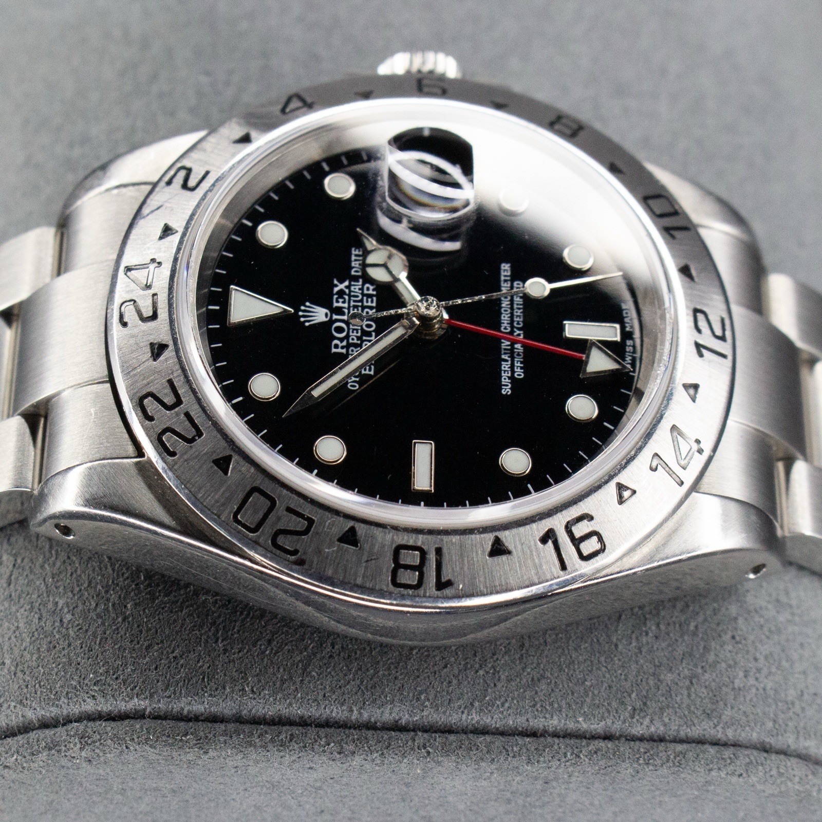 Rolex Explorer II 16570 40mm 24 hour GMT Black Dial P Serial 2000
