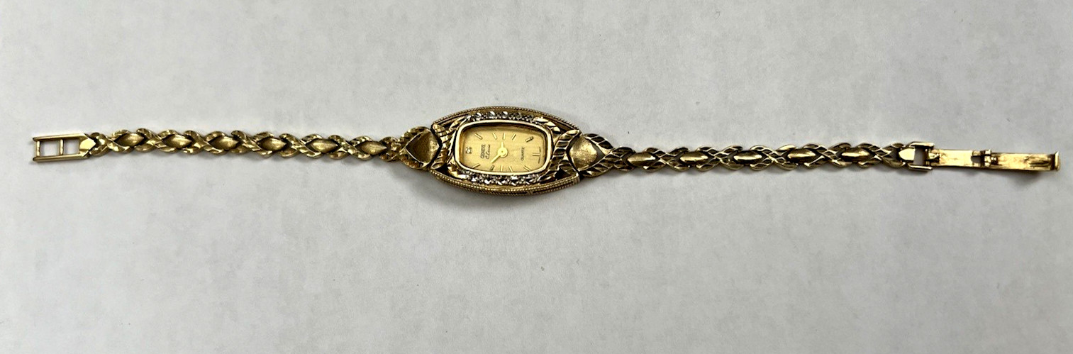 Vintage Geneve Classic Quartz 10K Solid Yellow Gold Ladies Dress Watch 15.9 Gram