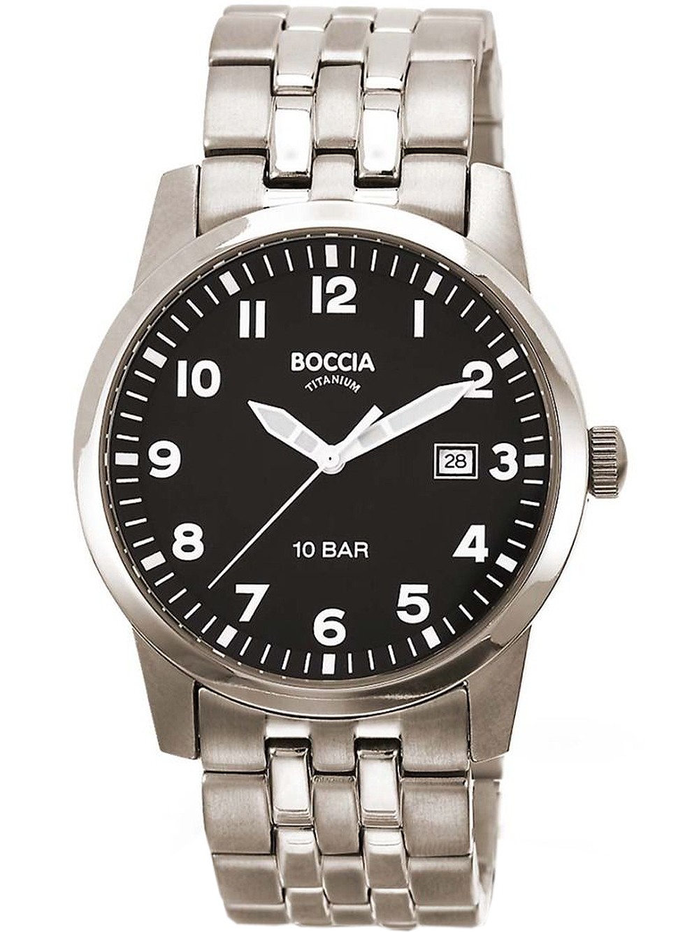 Boccia 3631-02 Men’s Watch Titanium Mens Watch 38mm 10ATM