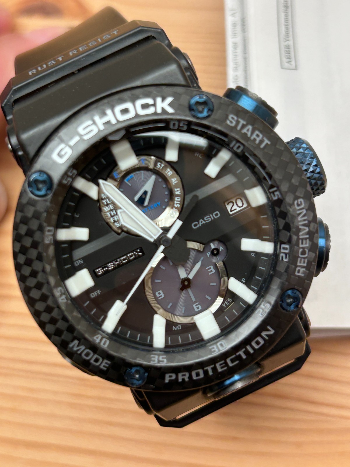 Casio G-Shock GWR-B1000 Gravitymaster Carbon Monocoque Tough Solar