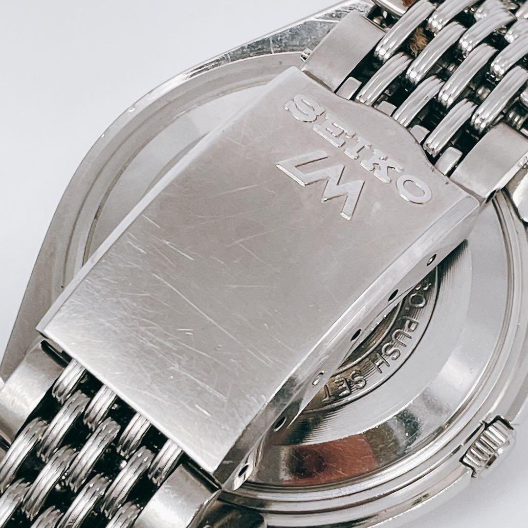Working SEIKO LM day date vintage men’s 7019 7040