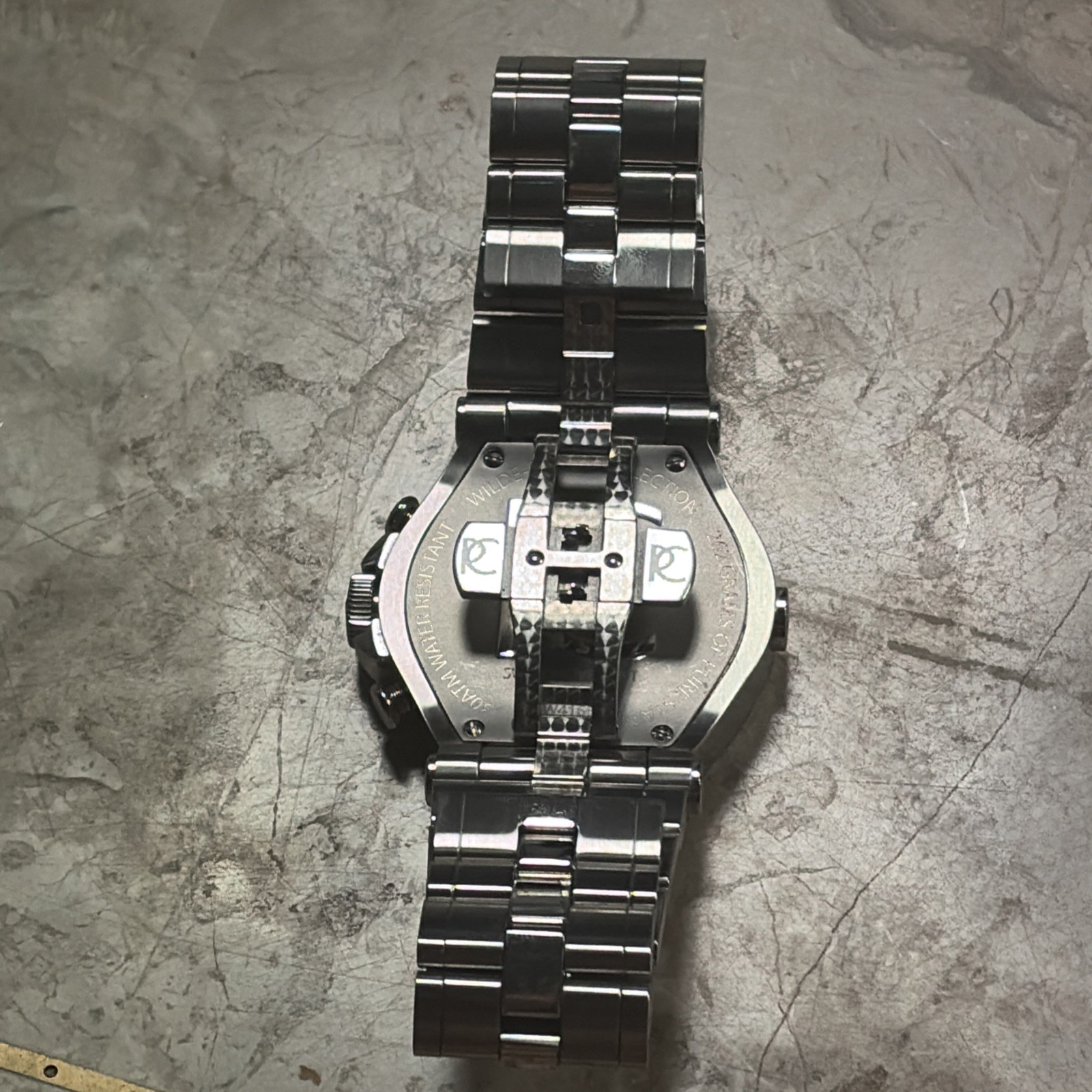 Renato Wilde Beast Collection Chronograph Watch W4166 – Yellow Carbon Fiber Dial