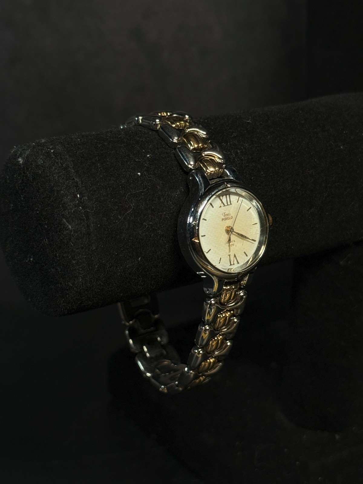 Timex Indiglo Two Tone Quartz Watch CR1216 Philippines New Battery