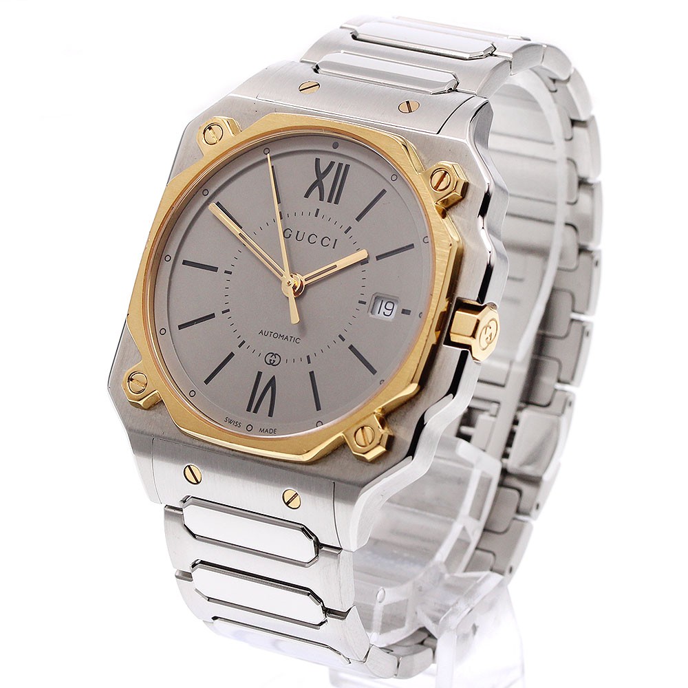 GUCCI G-Flat YA166403 Date beige Dial Automatic Men’s Watch_938277