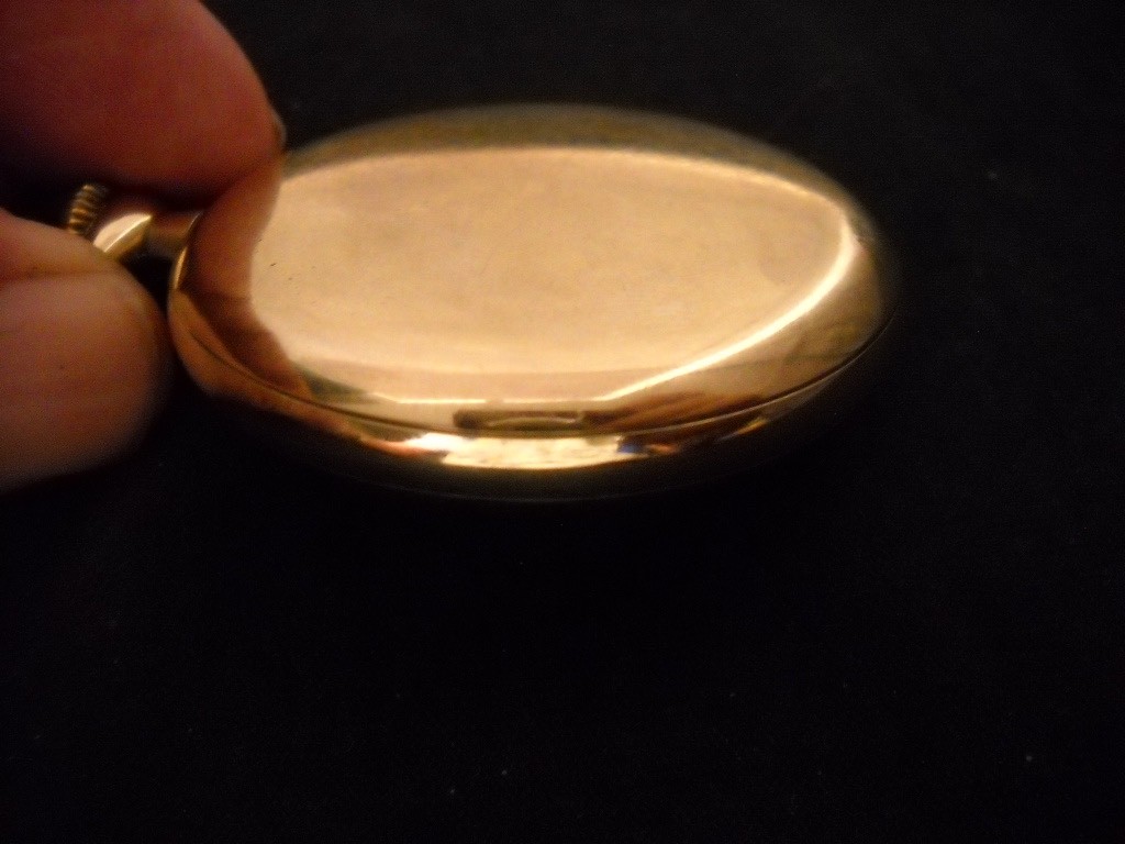 A Lincoln ILLINOIS Pocket RR Watch 21 jewel 1921 RUNS.