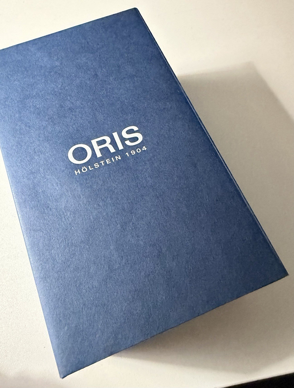 Oris Big Crown Pointer Date Auto Blue Dial Brown Leather Strap 40mm Box/Pprs