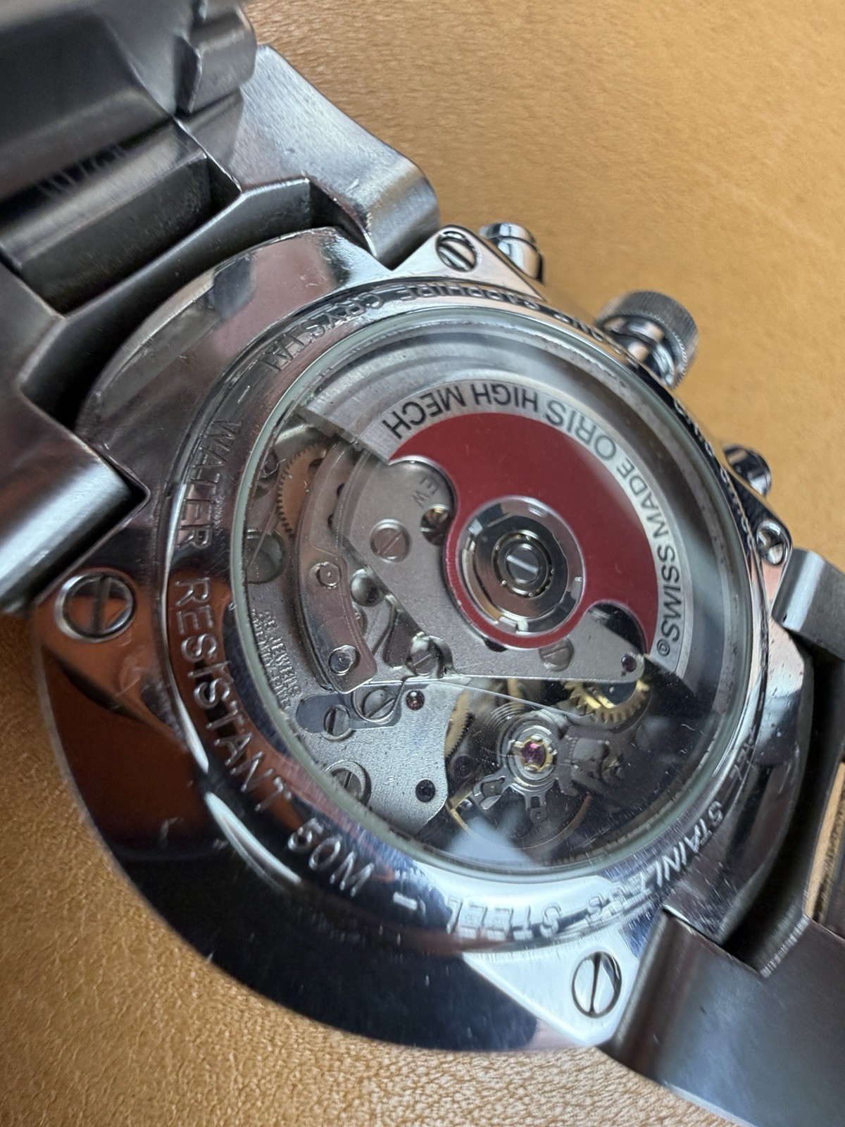 Oris Williams F1 Chronograph 45mm 673 7563 4184 FULL SET AS-IS NON-RUNNING
