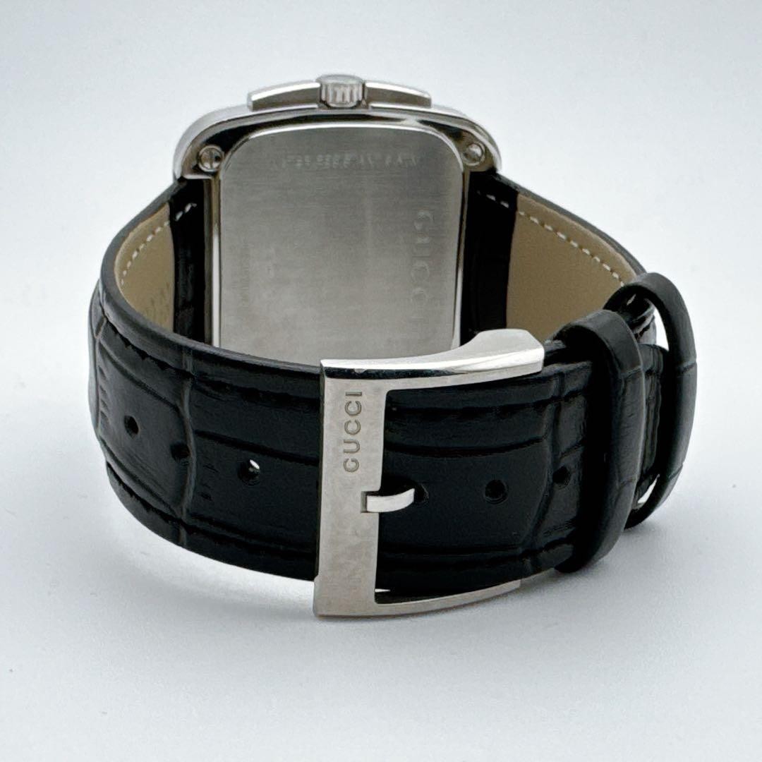 Gucci Coupe Big Date Smoseco Square Watch White Dial Mens 42mm Automatic