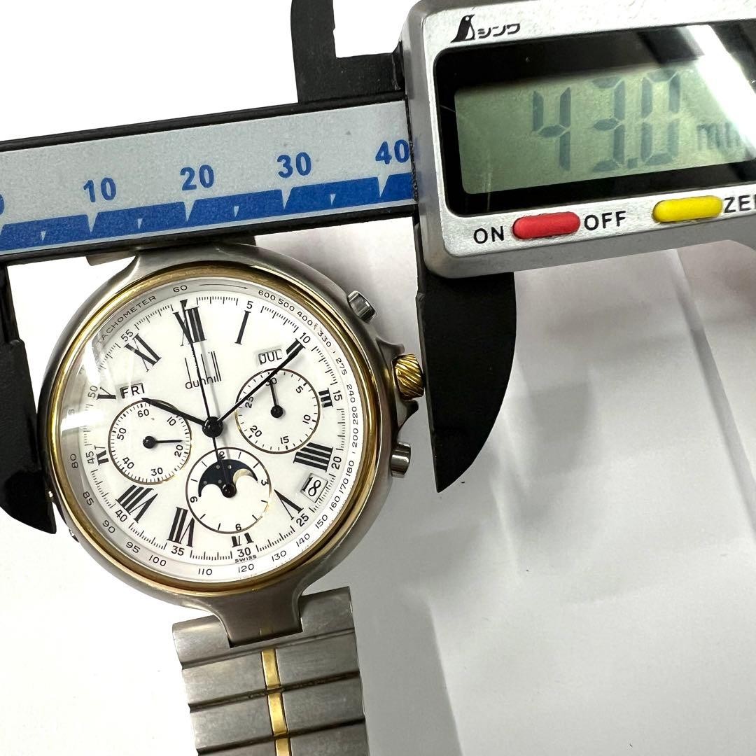 Dunhill Millennium DC3319 Chronograph Moonphase Triple Calendar Auto Watch Japan