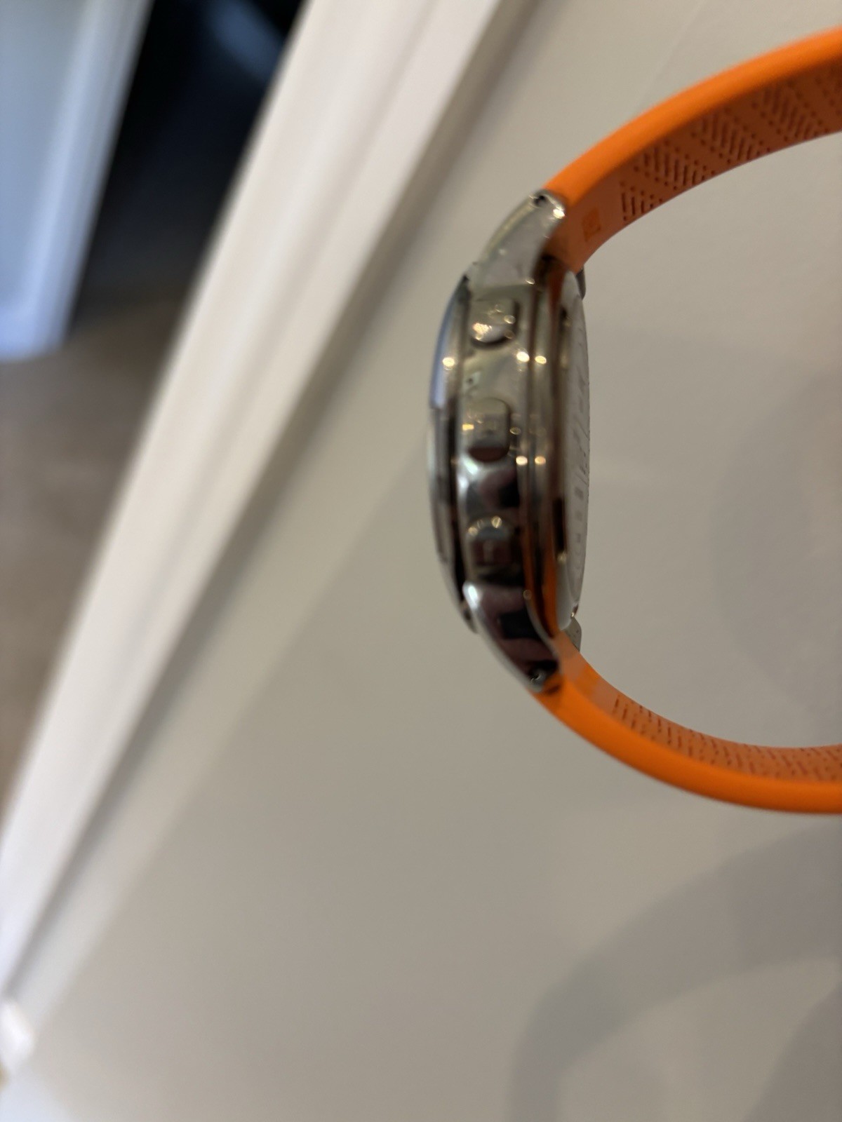 Tissot T-Touch Men’s Analog/Digital Quartz Compass Altimeter Orange Strap