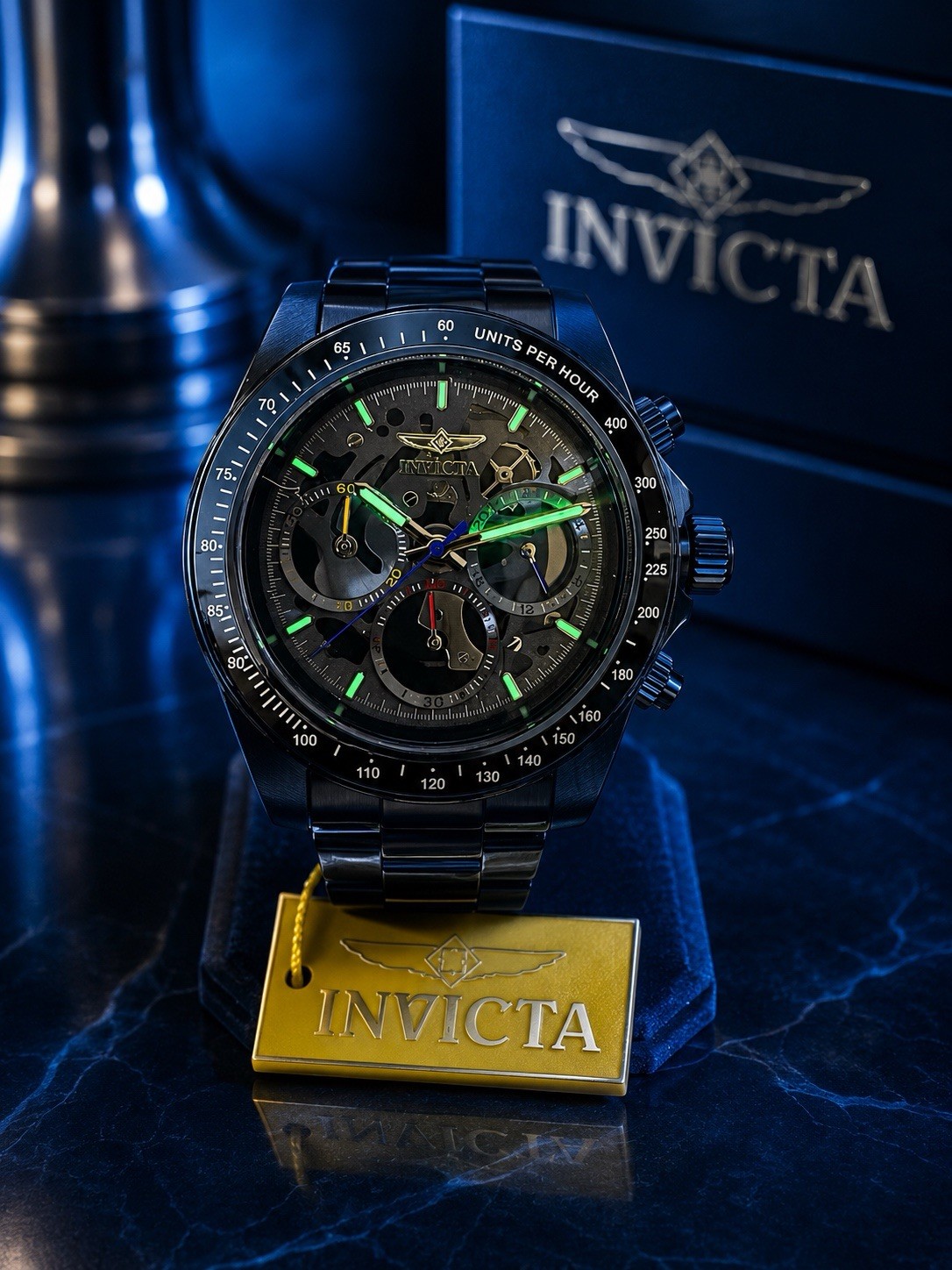 Invicta Speedway Stratacore Men’s Watch – 40mm, Blue