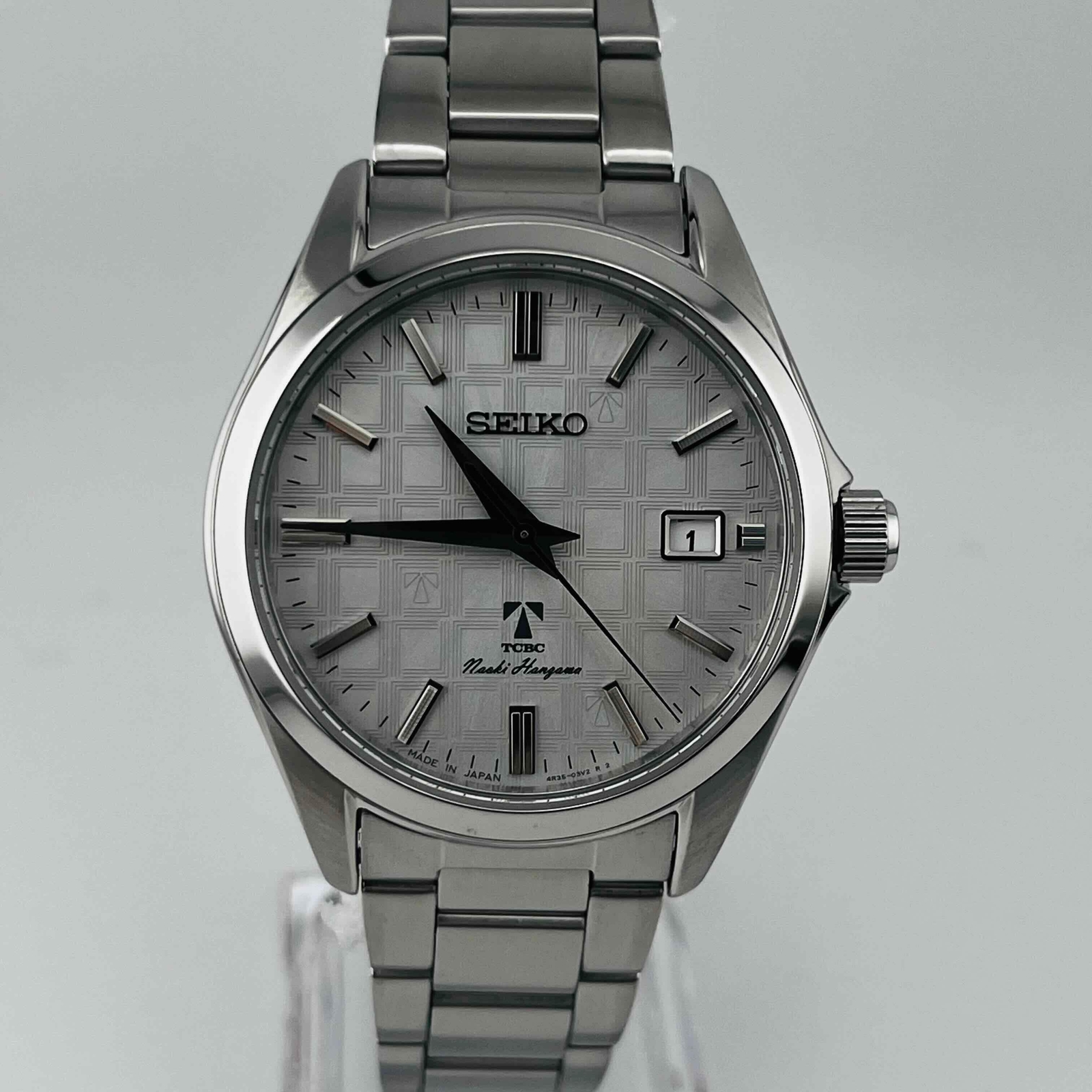SEIKO 4R35-04T0 Automatic winding Naoki Hanzawa original limited edition 38.9mm
