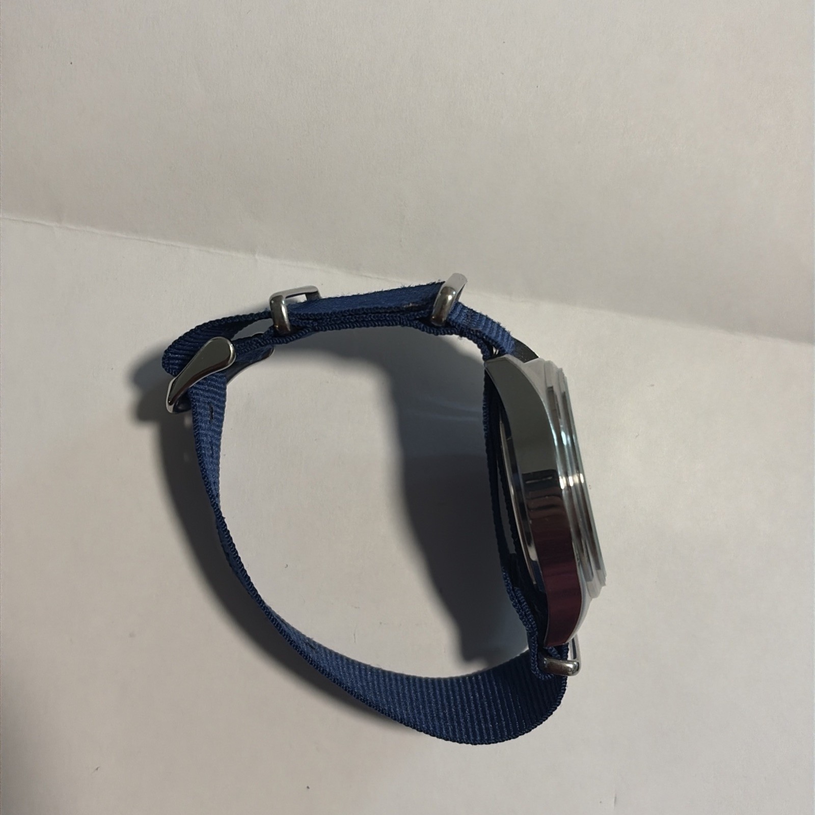 Stylish unisex Express Cobalt blue watch with fabric band