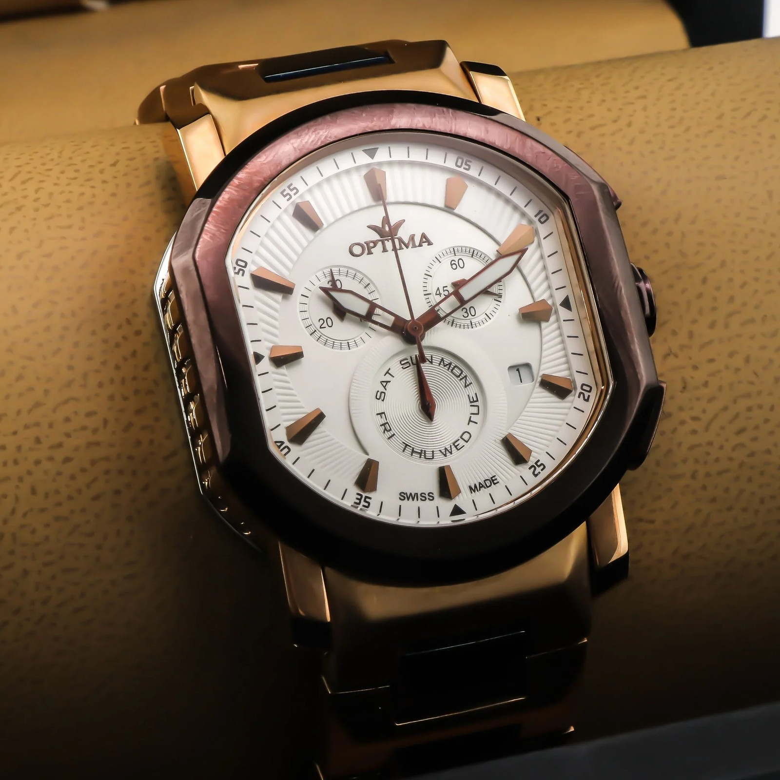Optima – Swiss Chronograph – OSC243-RC-1 Swiss Chronograph Quartz 40mm x44mm