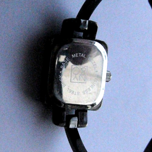 NY&C Black Crystals Inlay Quartz Analog Women’s Watch Sz. 6″ New Battery