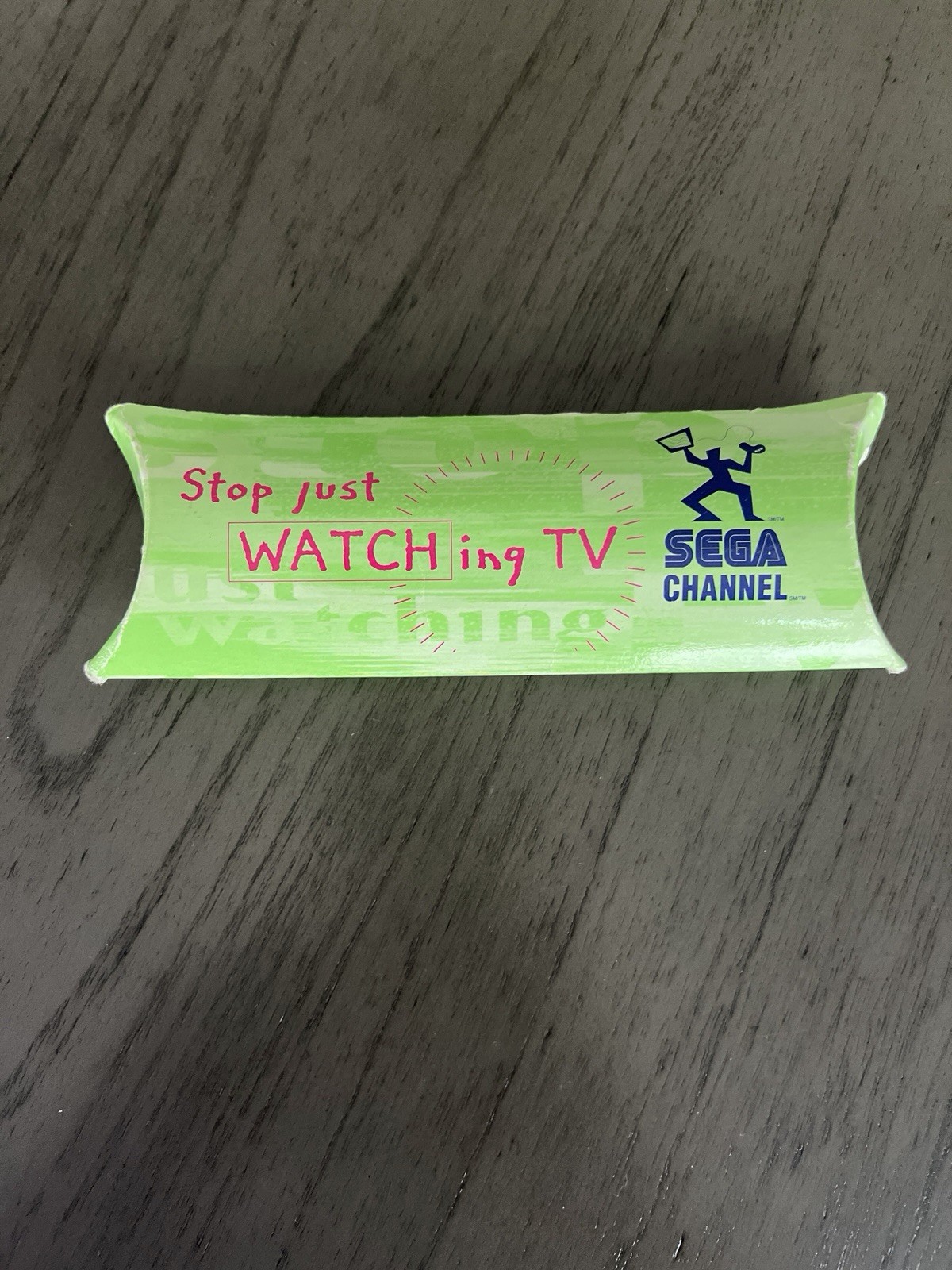 SEGA Channel Kids Digital Quartz Watch LCD Date Blue/Green w/ Box & Manual