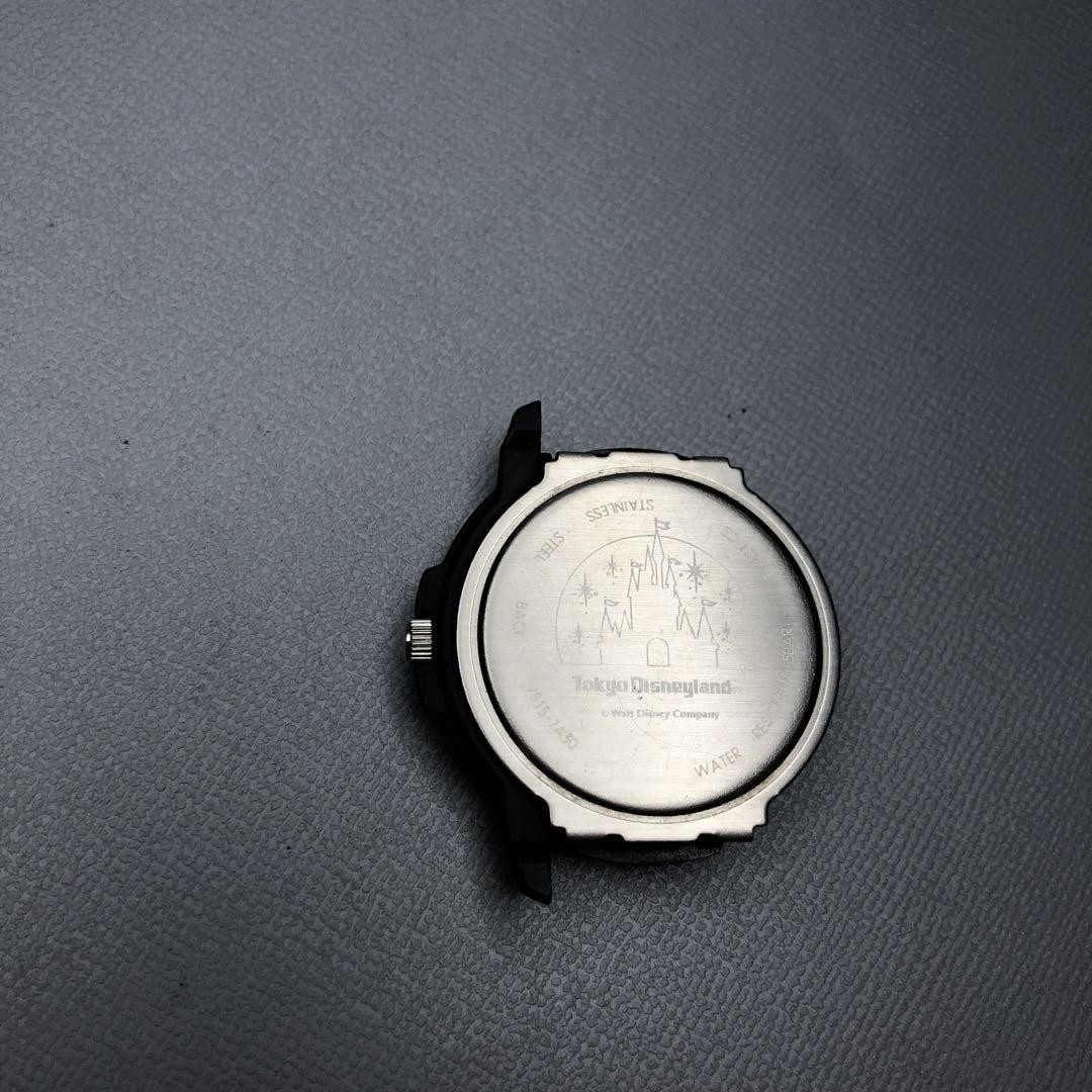 Disney Mickey Black Casual Men’s Analog Wristwatch Face Size 37.8mm Used