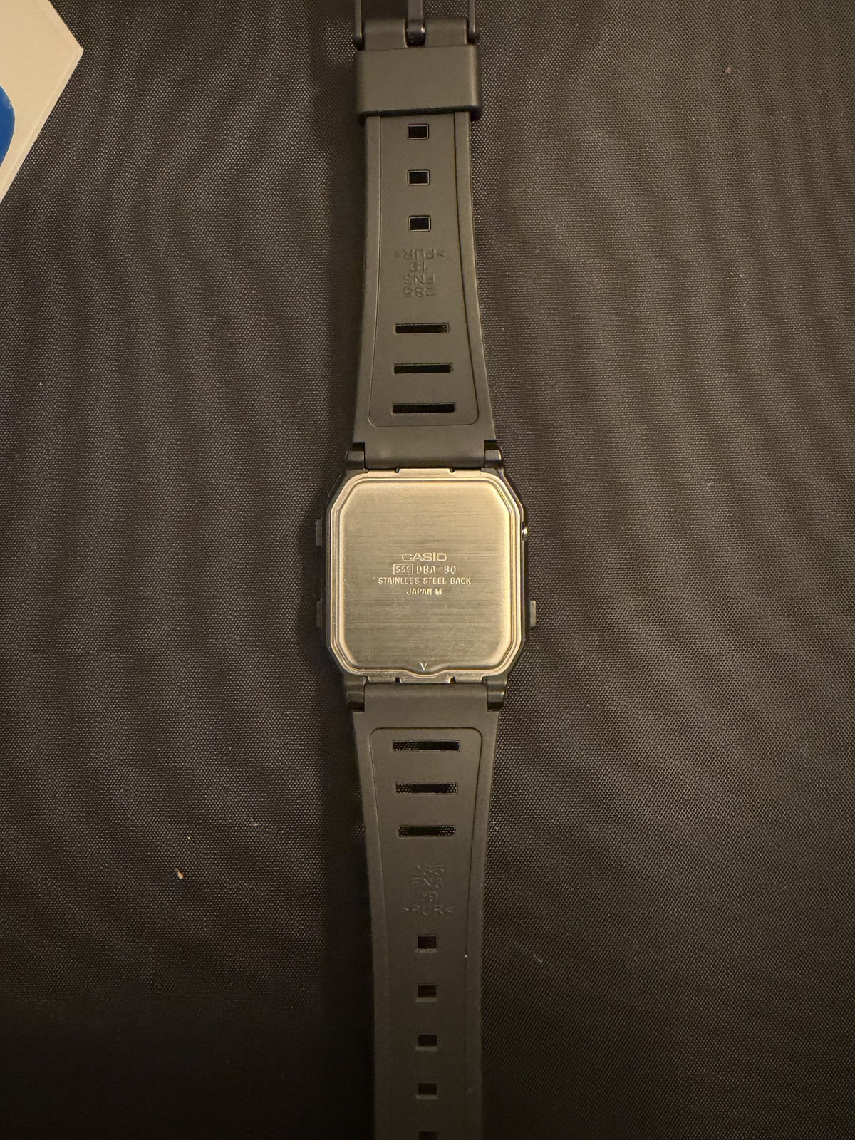 Casio DBA-80 in 1987 the world’s first phone dialler databank watch. new DBA-80