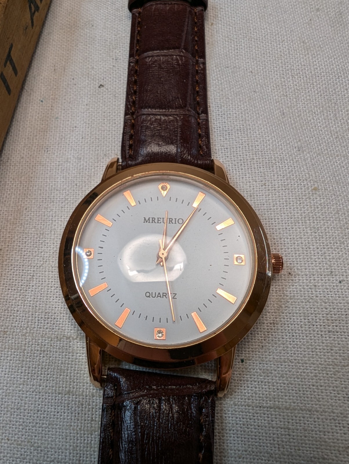 Men’s Watch by MREURIO – Quartz – Leather Strap