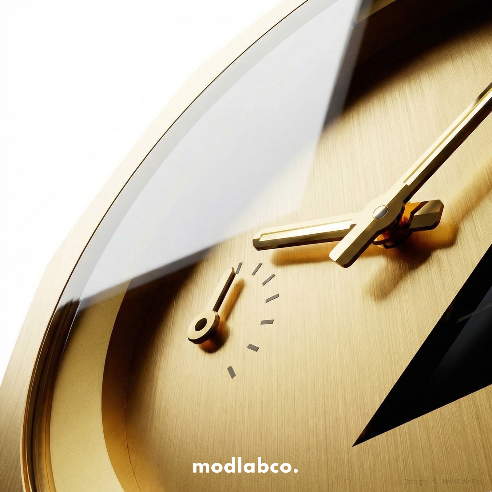 MLC-203 modlab company SIGNATURE 42 Octagonal Yellow Gold Dial Gold Metal Watch