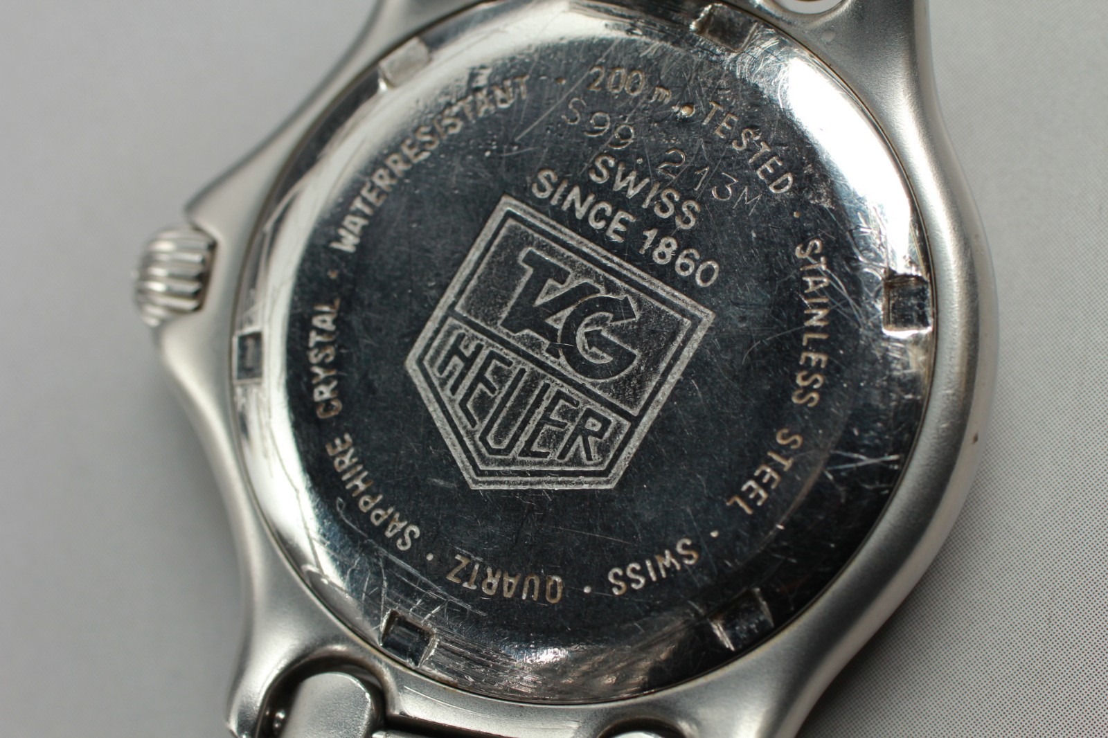 【EXC+++++】 Tag Heuer S99.213M Gray Dial Date 36mm Men’s Quartz Watch from JAPAN