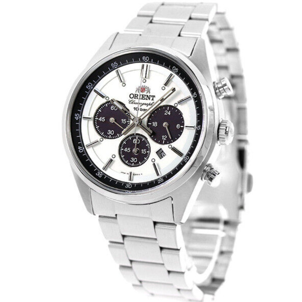 ORIENT Watch WV0041TX SOLAR PANDA Milky White Men’s NEO 70’s neo-Seventies