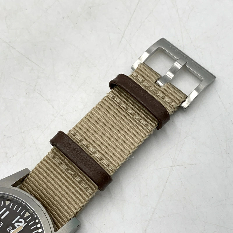 HAMILTON Khaki Field Mechanical Watch Brown Men Used H694390