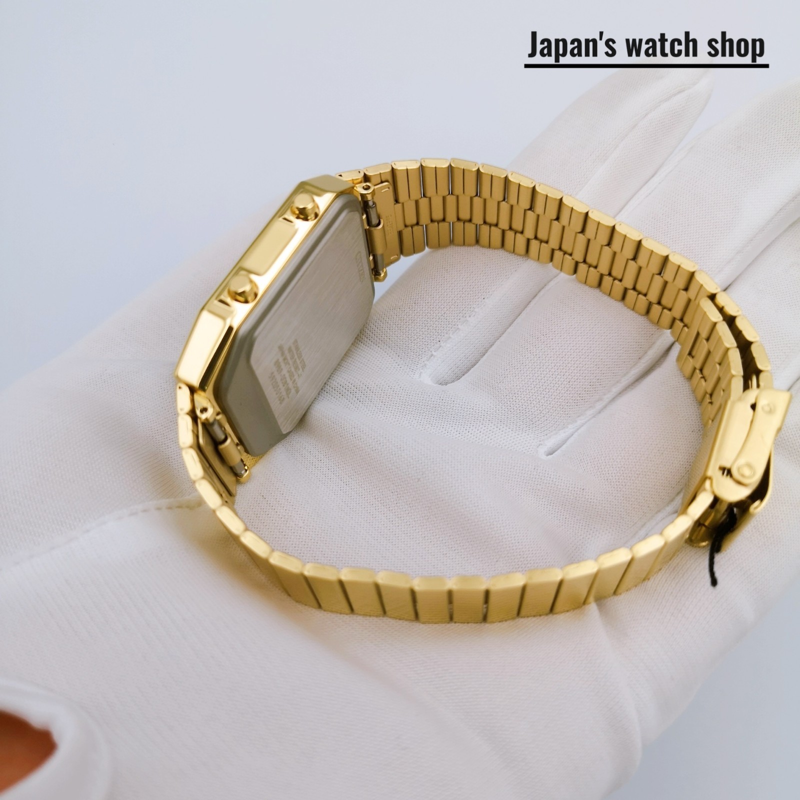 CITIZEN Record Label JG2103-56P Gold Stainless Steel Women’s Watch New in Box