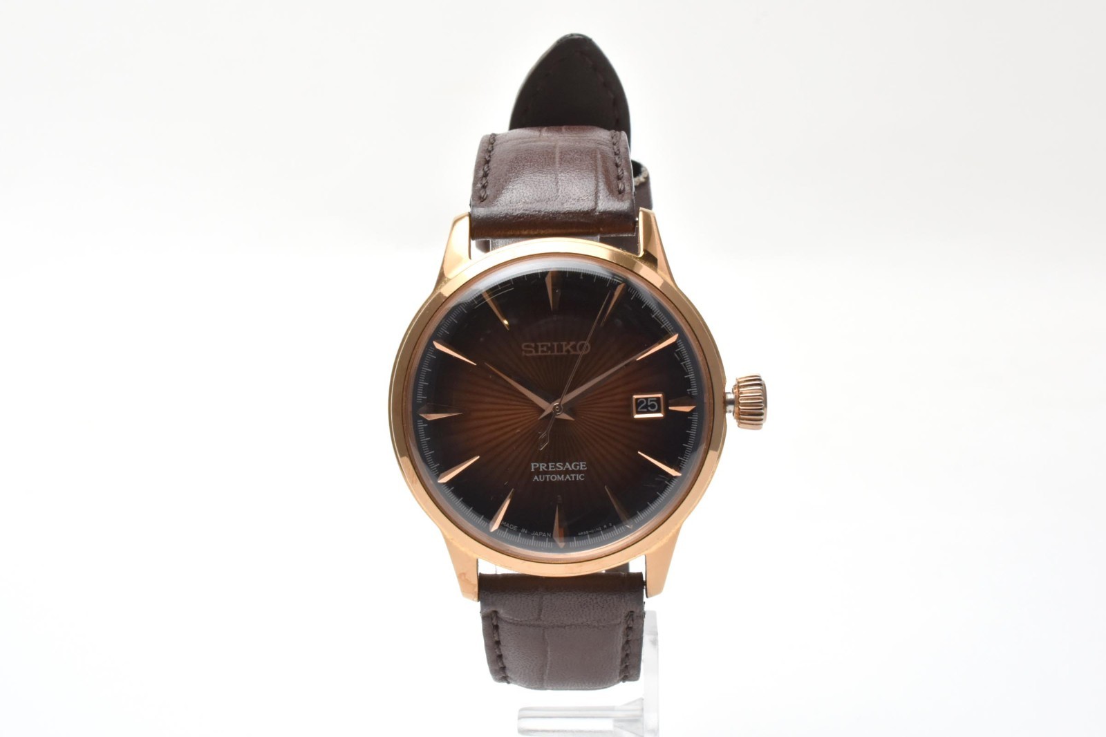 [EXC+5] SEIKO Presage SARY078 4R35-01T0 41mm Brown Dial Date AT Men’s Watch JPN