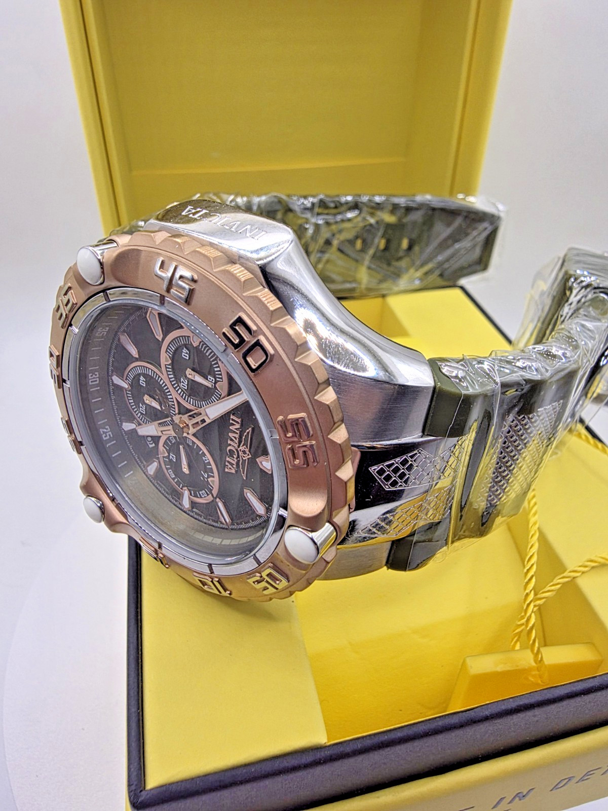 Invicta Subaqua Poseidon Men’s Watch – 55.4mm, Olive Green, Steel (48555)