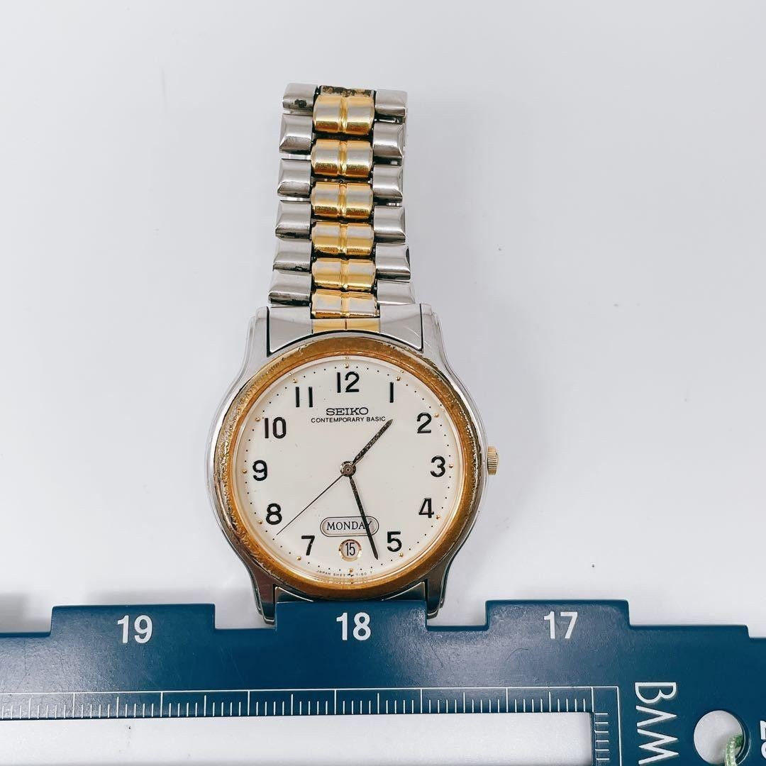 New Battery Running SEIKO Men’s Day Date Vintage 5H23 7080 SEIKO Combination Two