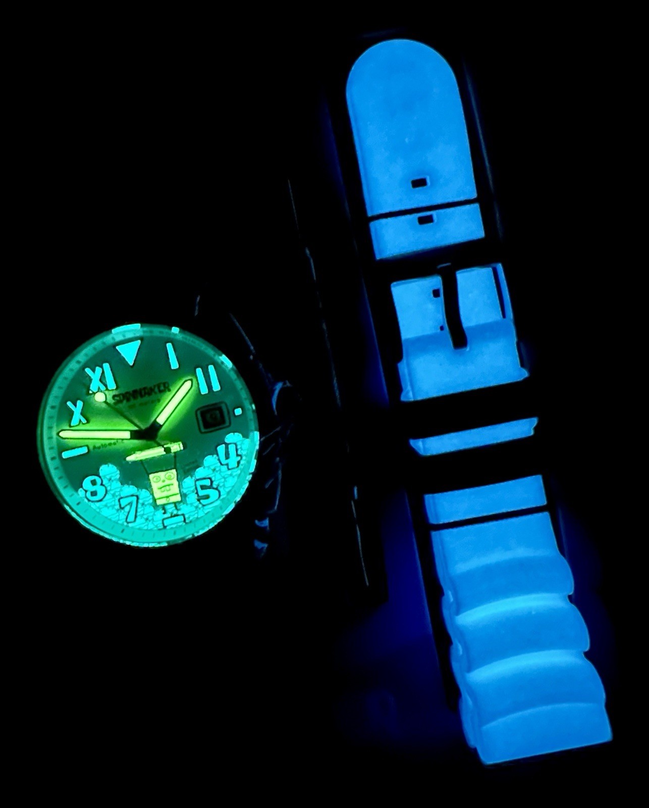 Spinnaker Hull Automatic Watch SpongeBob Doodlebob Limited Edition 400/500