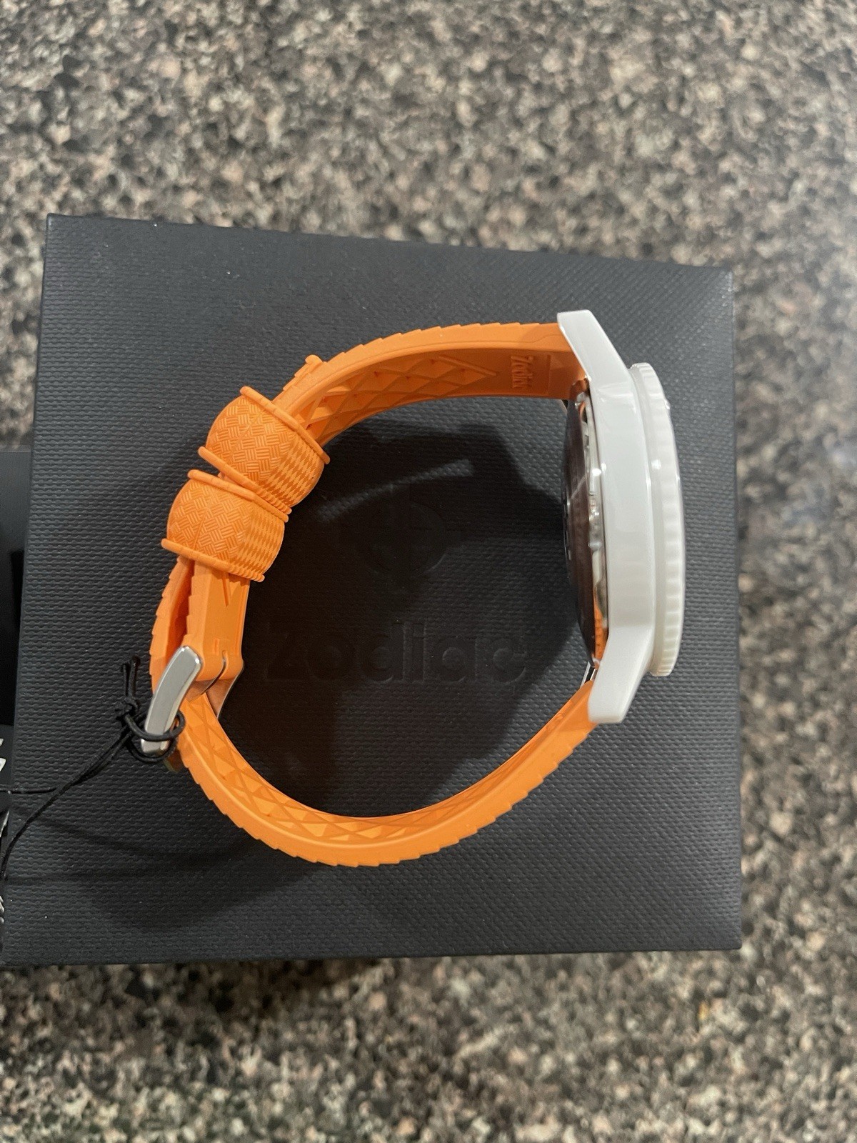 Zodiac Super Sea Wolf Automatic Ceramic Men’s Watch, ZO9591, White Dial