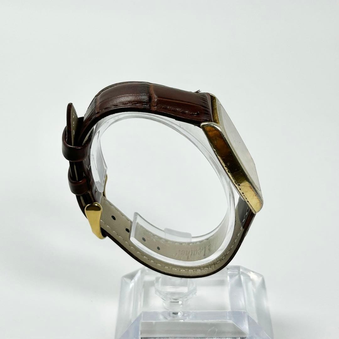 [New Battery & New Strap] SEIKO Quartz Square Tonneau-shaped Men’s Watch