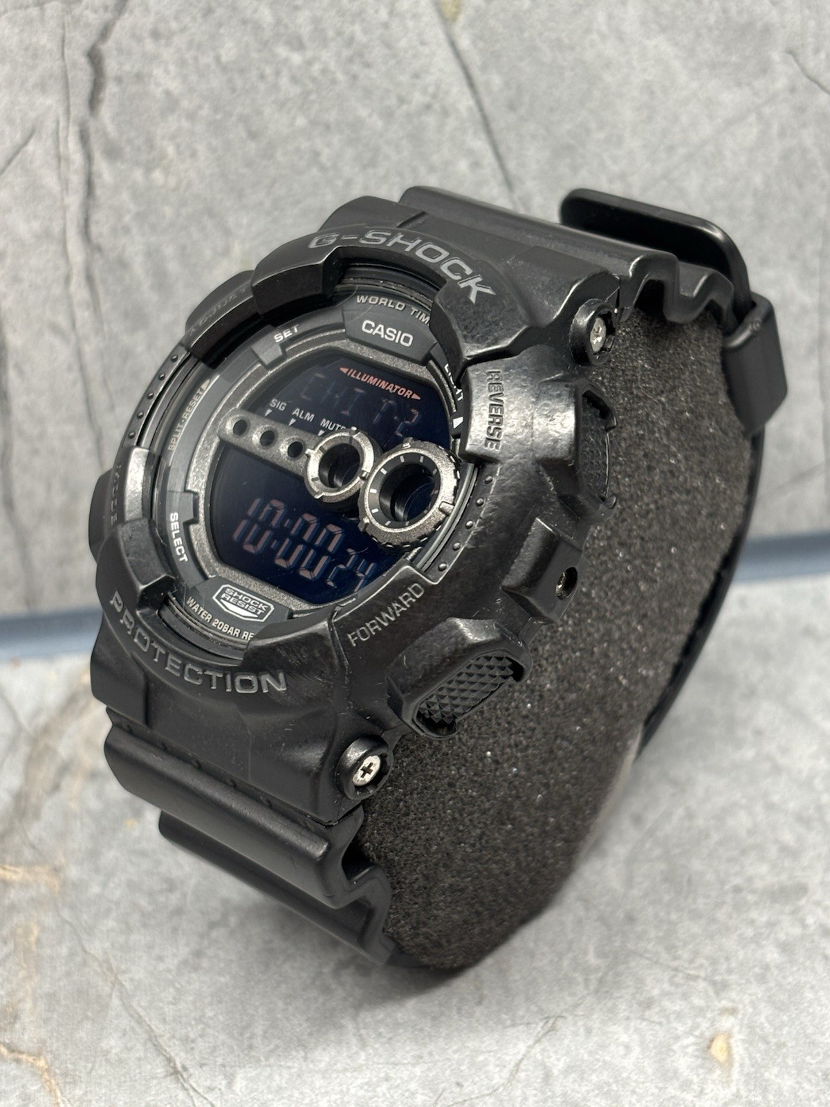 Casio G Shock Watch Men Digital Black 3263 GD-100 Water Resistant