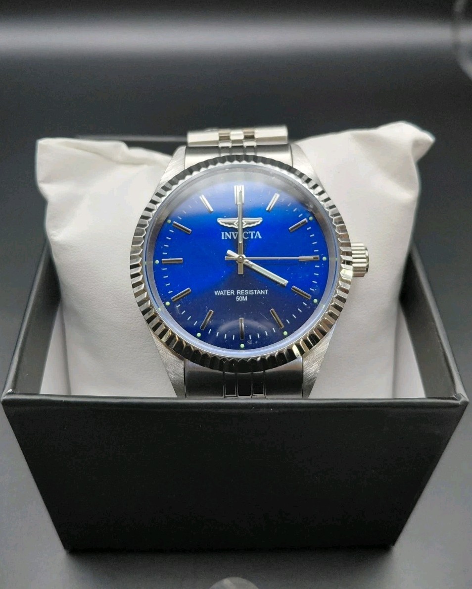 Invicta 29375 Men’s Specialty Blue Dial Stainless Steel New / Box