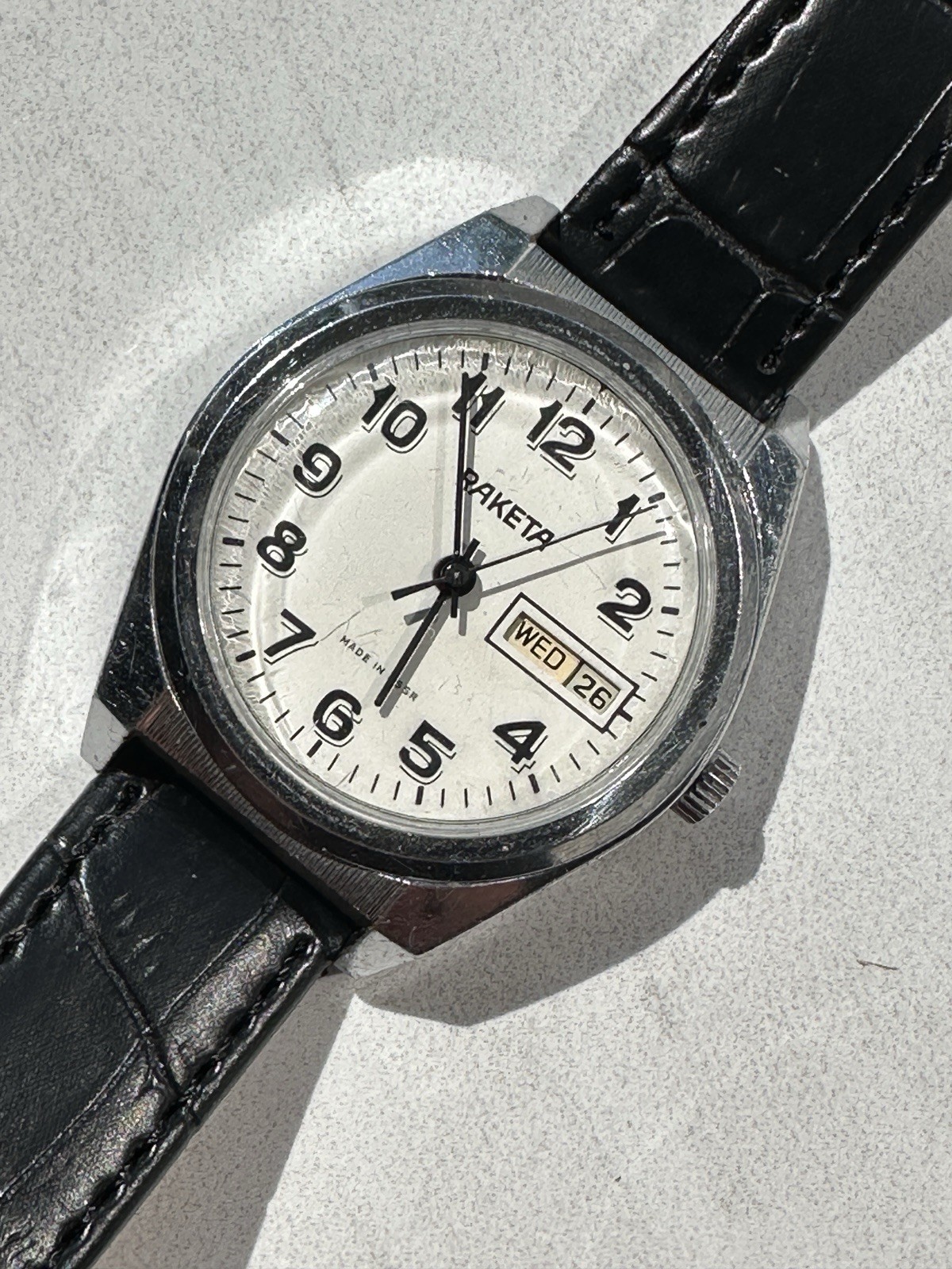 Vintage Soviet men’s mechanical watch RAKETA “Rolex” Cal 2628 H. USSR.