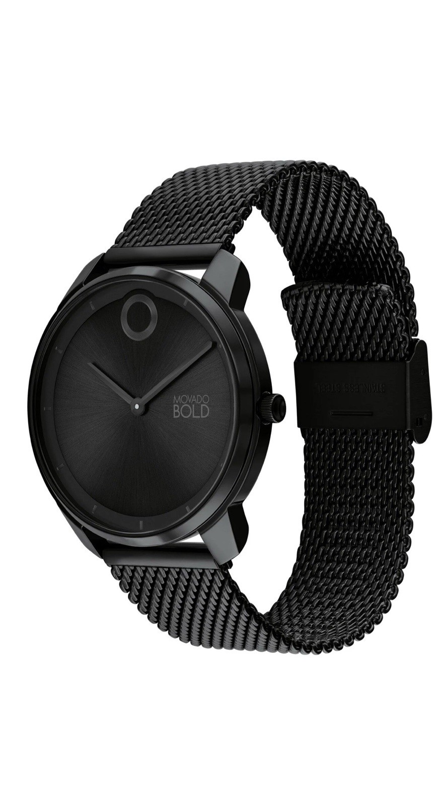 Brand New Movado Bold Trend Element Stainless Steel Mesh Band Watch 3601017