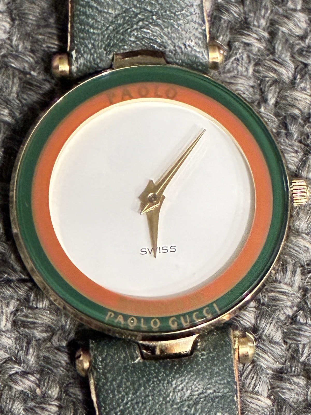 VTG GUCCI PAOLO GUCCI SWISS QUARTZ WATCH LTD ED #703