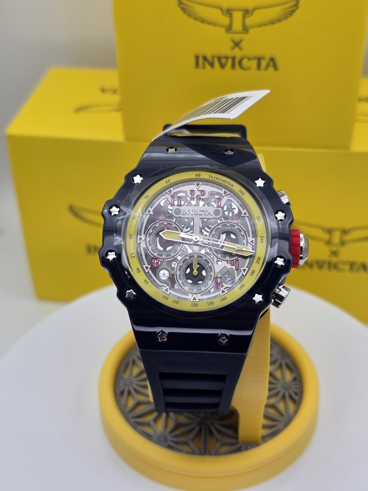 Invicta Racing Vaulthan Men’s Watch 44mm 69661 Dark Blue Rare Color New