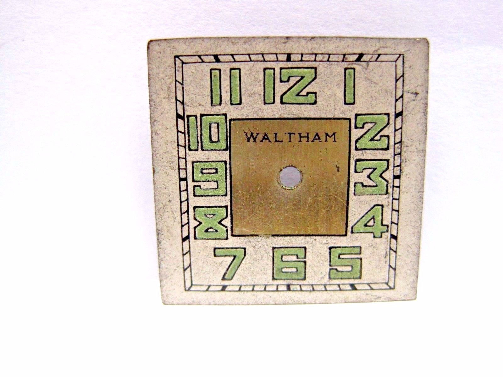Antique Waltham Watch Fancy Nice Old Dial 21 x 21 mm in Size.