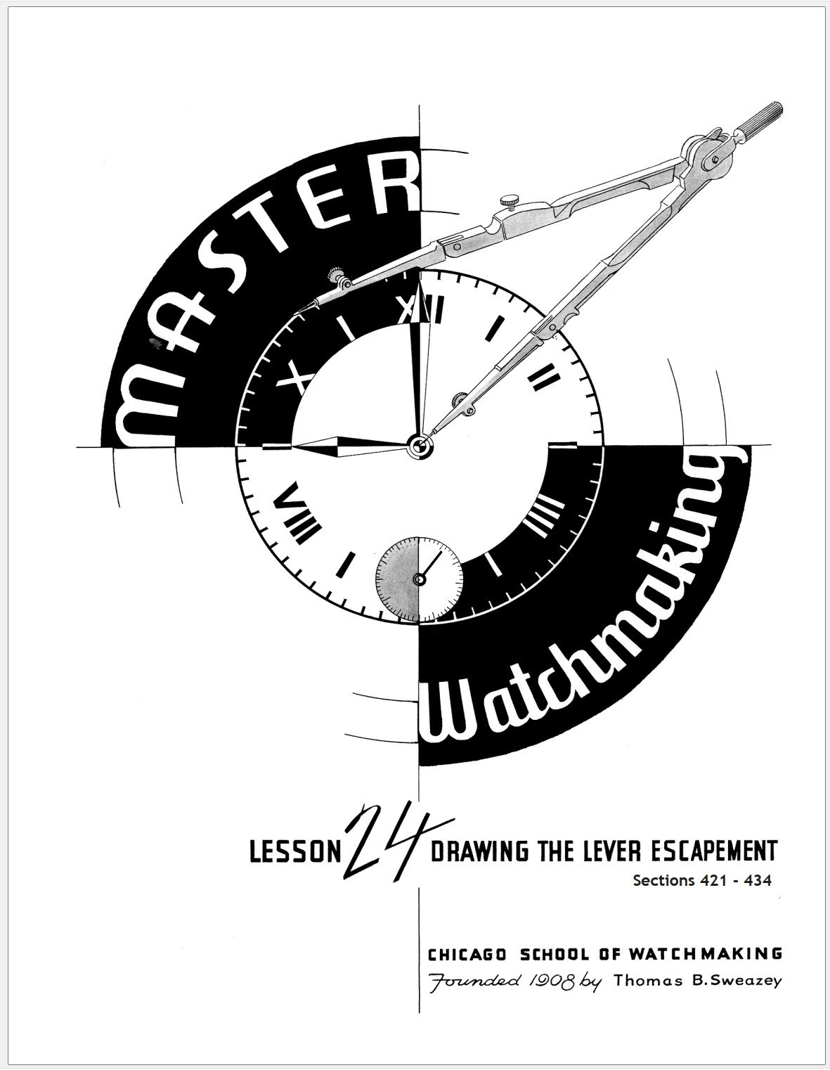 Master Watchmaking – complete watch repair course, fully Illustrated, 36 volumes