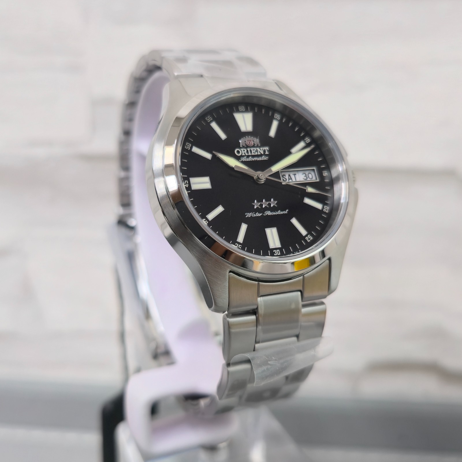 Orient TriStar RA-AB0F07B19B Automatic Black Dial Stainless Steel New Mens Watch