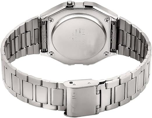 Casio A158WA-1, Classic Digital Watch, Chronograph, Alarm, Date, 7 Year Battery