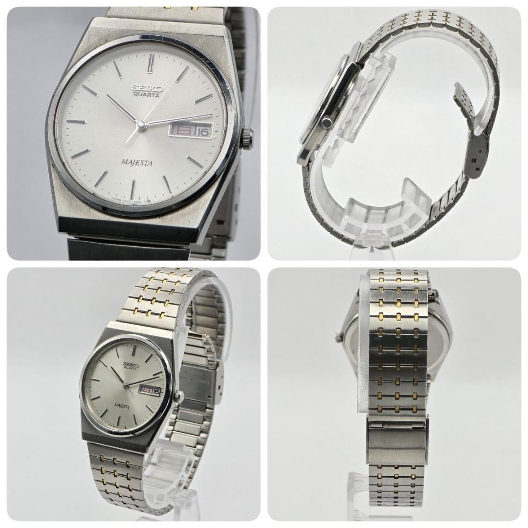 Seiko 9063-6000 Quartz Silver Dial Men Wristwatch