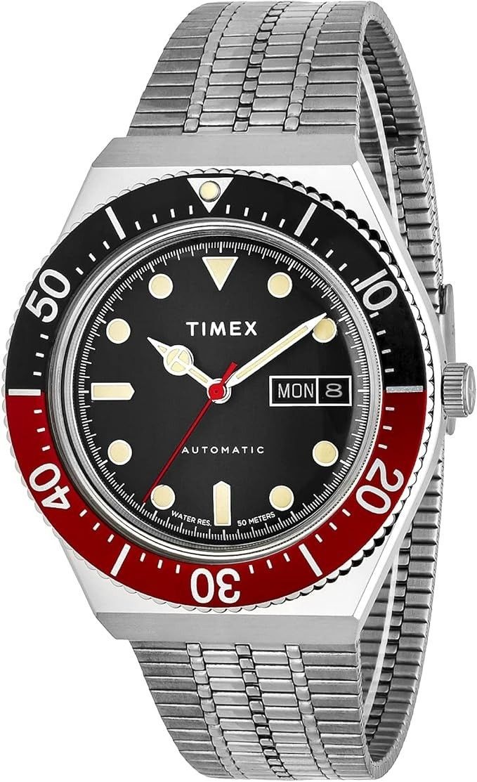 Timex M79 TW2U83400 Men’s Automatic Watch Silver 40mm